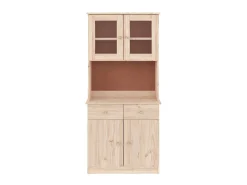 Aparador alto ALTA madera maciza de pino 77x35x165 cm ES38753