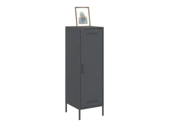 Aparador alto antracita 36x39x113 cm acero