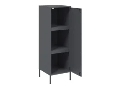 Aparador alto antracita 36x39x113 cm acero