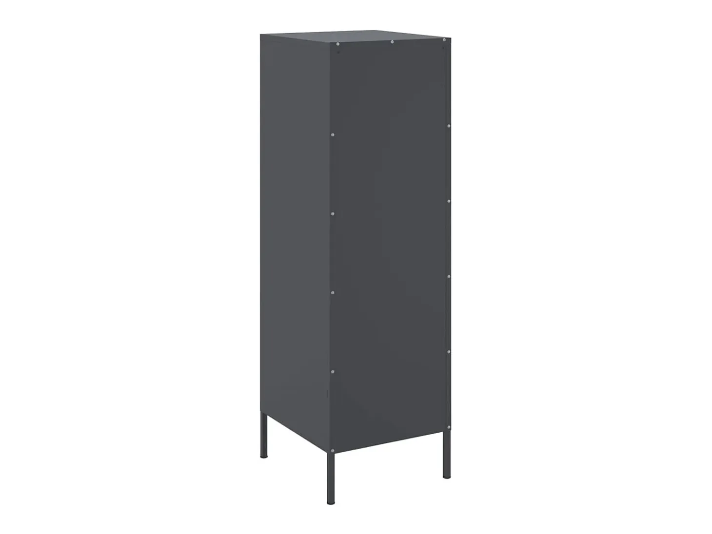 Aparador alto antracita 36x39x113 cm acero