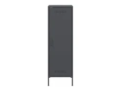 Aparador alto antracita 36x39x113 cm acero
