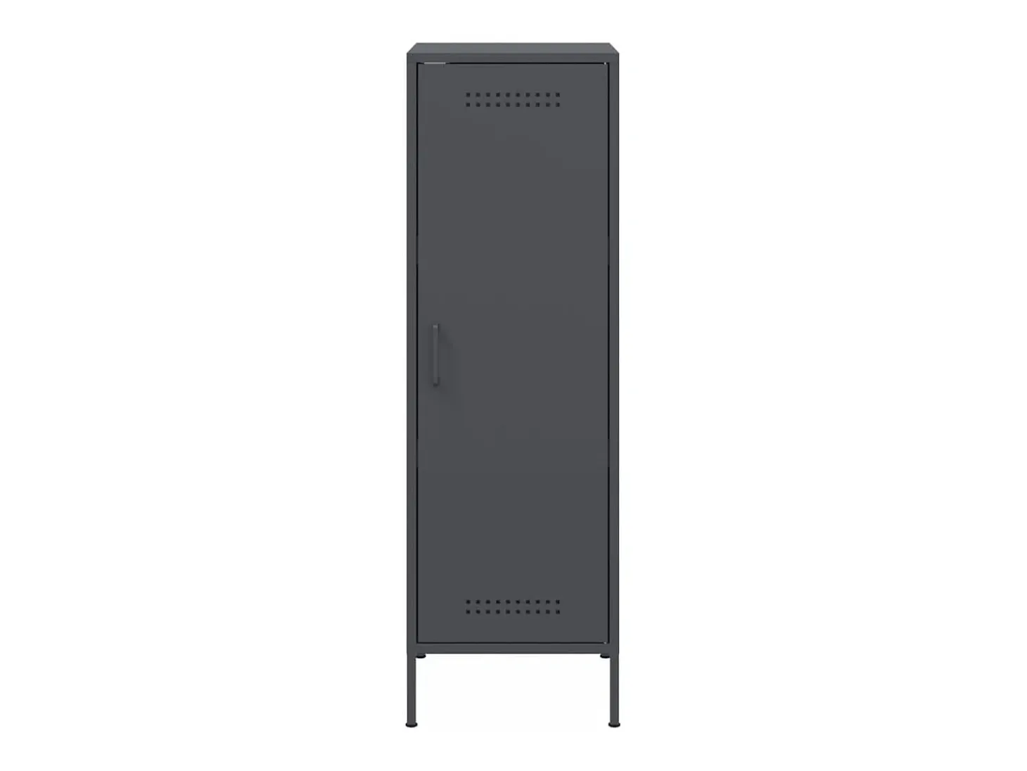 Aparador alto antracita 36x39x113 cm acero
