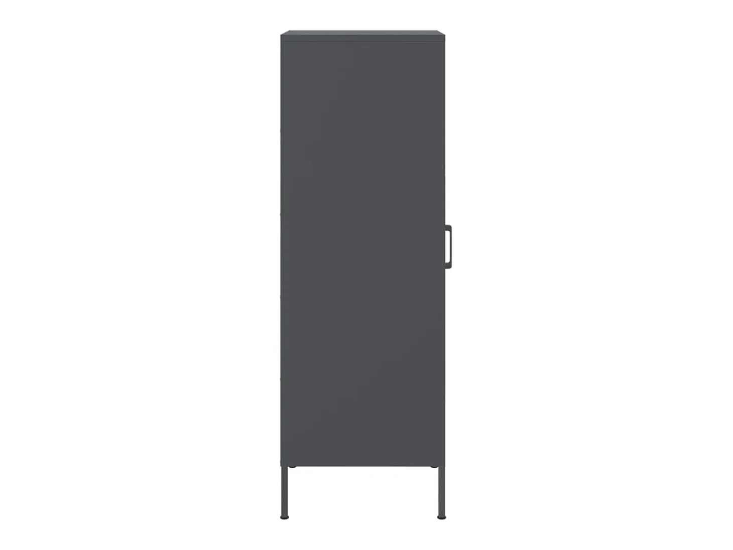 Aparador alto antracita 36x39x113 cm acero