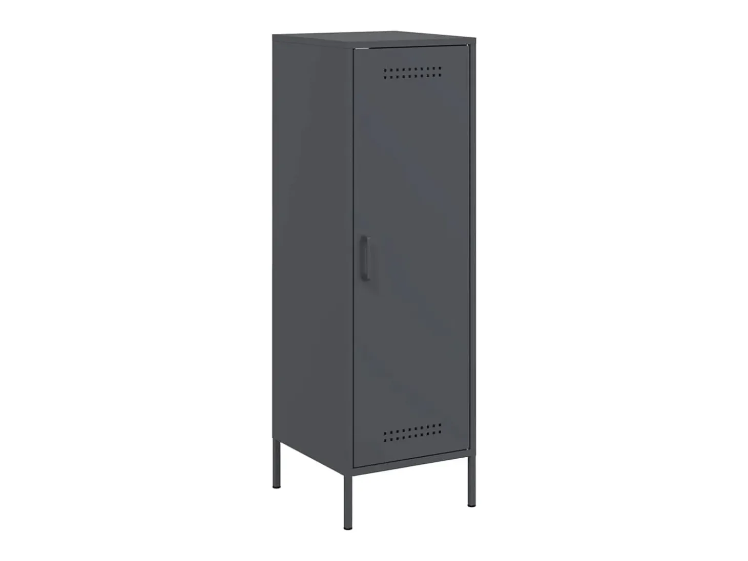 Aparador alto antracita 36x39x113 cm acero