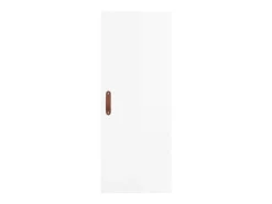 Aparador alto Blanco brillo 34,5x34x180 cm Madera de ingeniería