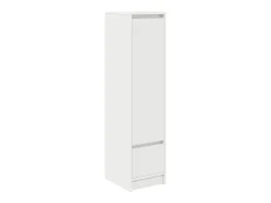 Aparador alto blanco 29,5x34x119,5 cm madera de ingeniería