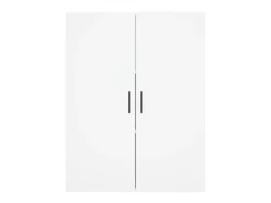 Aparador alto blanco 69,5x34x180 cm Madera contrachapada