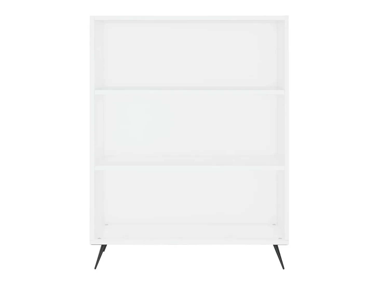 Aparador alto blanco 69,5x34x180 cm Madera contrachapada
