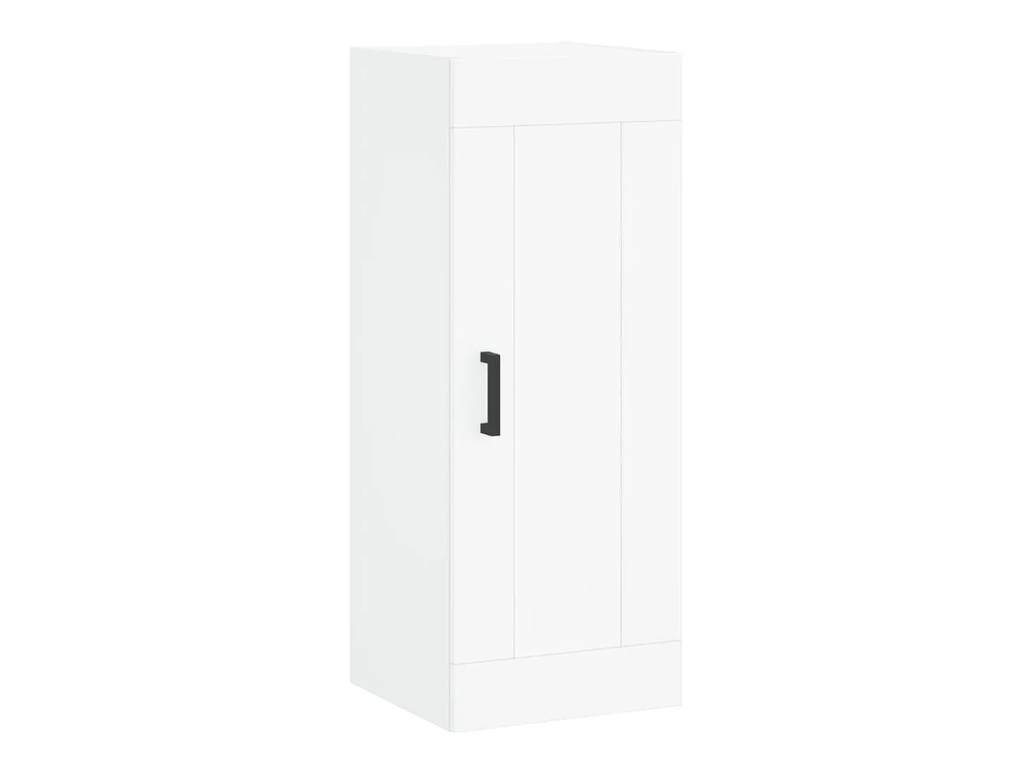 Aparador alto blanco 34,5x34x180 cm Madera contrachapada