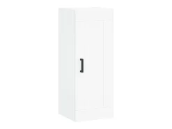 Aparador alto blanco 34,5x34x180 cm Madera contrachapada