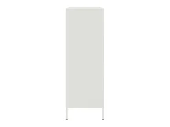 Aparador alto blanco 68x39x113 cm acero