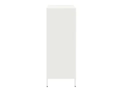 Aparador alto blanco 68x39x103,5 cm acero