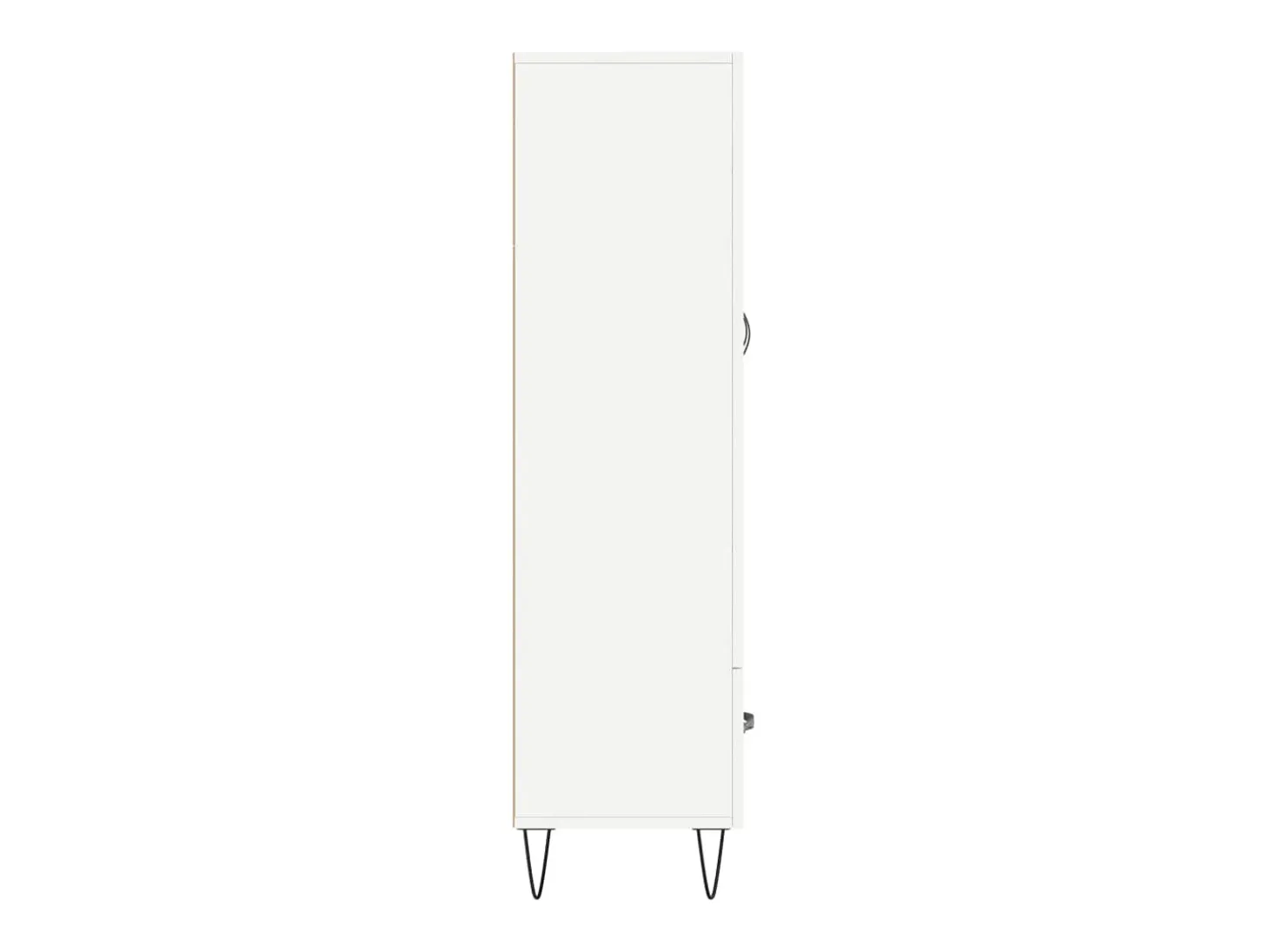 Aparador alto blanco 69,5x31x115 cm madera contrachapada