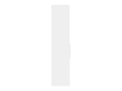 Aparador alto blanco 50x42,5x185 cm madera contrachapada