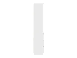 Aparador alto blanco 37,5x35x180 cm madera de ingeniería