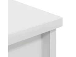 Aparador alto blanco 37,5x35x180 cm madera de ingeniería