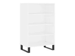 Aparador alto blanco 57x35x90 cm madera contrachapada