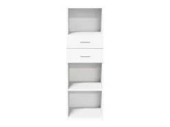 Aparador alto blanco 40x42,5x124 cm madera contrachapada