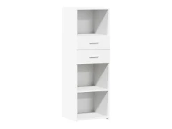 Aparador alto blanco 40x42,5x124 cm madera contrachapada