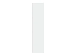 Aparador alto blanco 40x41x185 cm madera contrachapada