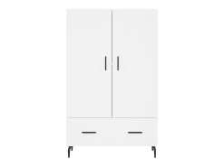 Aparador alto blanco 69,5x31x115 cm madera contrachapada