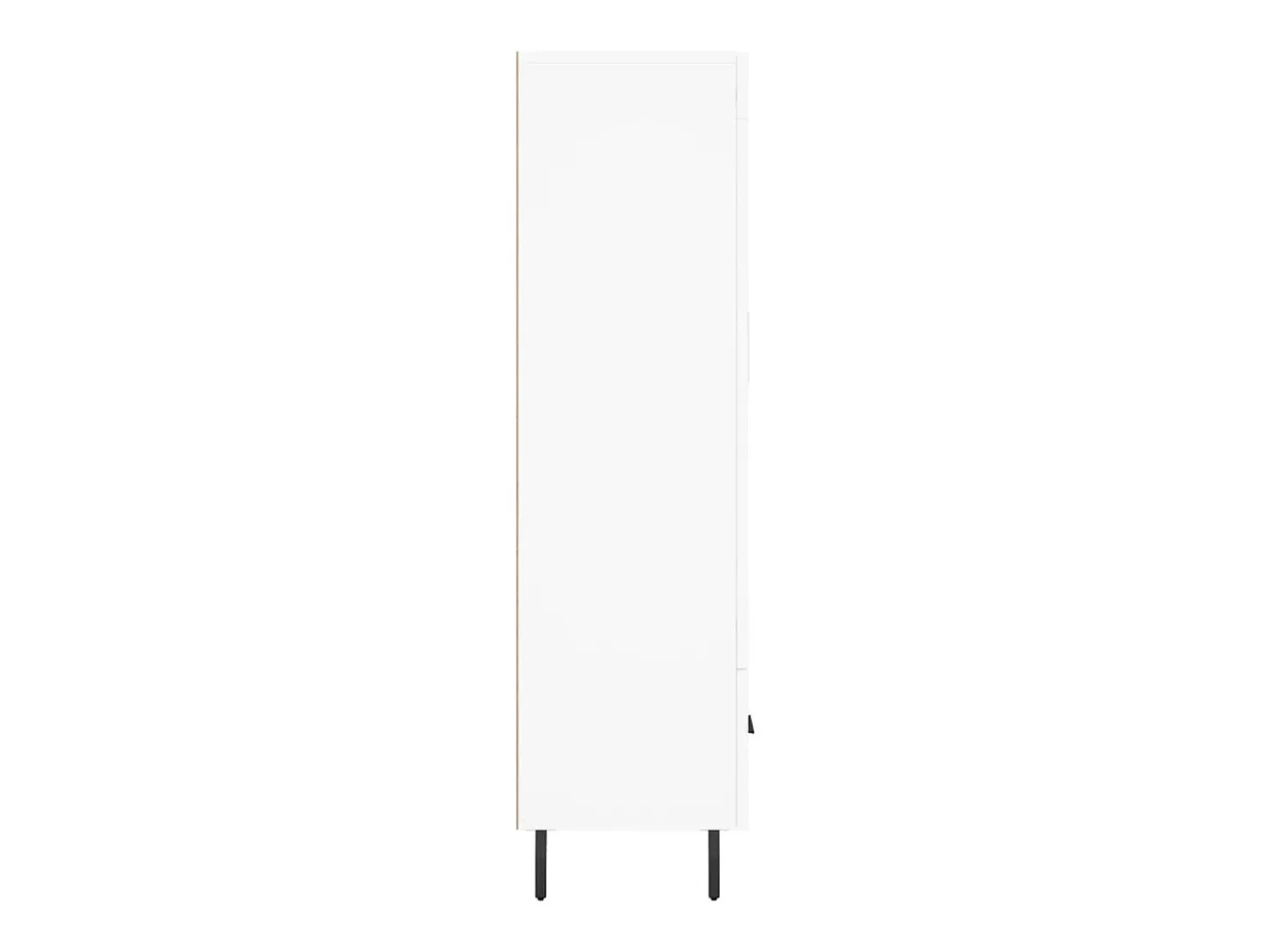 Aparador alto blanco 69,5x31x115 cm madera contrachapada