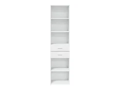 Aparador alto blanco 45x42,5x185 cm madera contrachapada