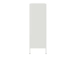 Aparador alto blanco 68x39x113 cm acero