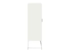 Aparador alto blanco 68x39x123 cm acero