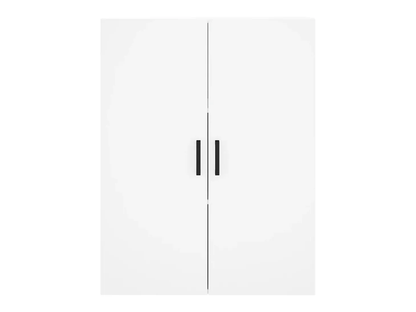 Aparador alto blanco 69,5x34x180 cm Madera contrachapada