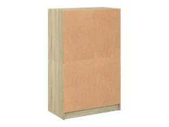Aparador alto con puertas madera roble Sonoma 68x37x109 cm