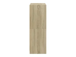Aparador alto con puertas madera roble Sonoma 68x37x109 cm