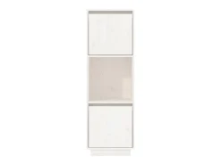Aparador alto de madera maciza de pino banco 38x35x117 cm ES64233