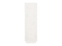 Aparador alto de madera maciza de pino banco 38x35x117 cm ES64233
