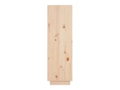 Aparador alto de madera maciza de pino 37x34x110 cm