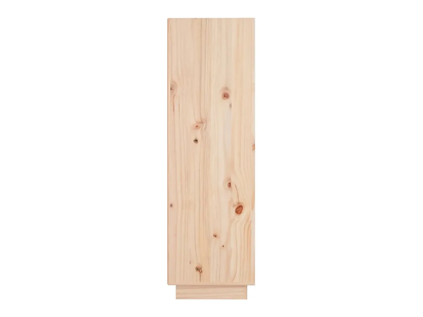 Aparador alto de madera maciza de pino 37x34x110 cm