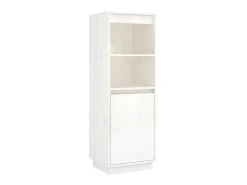 Aparador alto de madera maciza de pino banco 37x34x110 cm ES96758