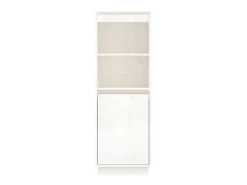 Aparador alto de madera maciza de pino banco 37x34x110 cm ES96758