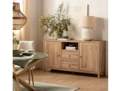 Aparador alto de Madera Natural 85 x 160- Livorno