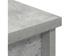 Aparador alto gris hormigón 37,5x35x180 cm madera de ingeniería