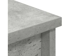Aparador alto gris hormigón 50x35x180 cm madera de ingeniería