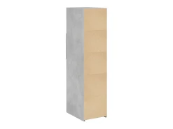 Aparador alto gris hormigón 30x42,5x124 cm madera de ingeniería
