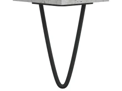 Aparador alto Gris hormigón 60x36x110 cm Madera de ingeniería