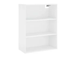 Aparador alto madera contrachapada blanco 69,5x34x180 cm ES20600