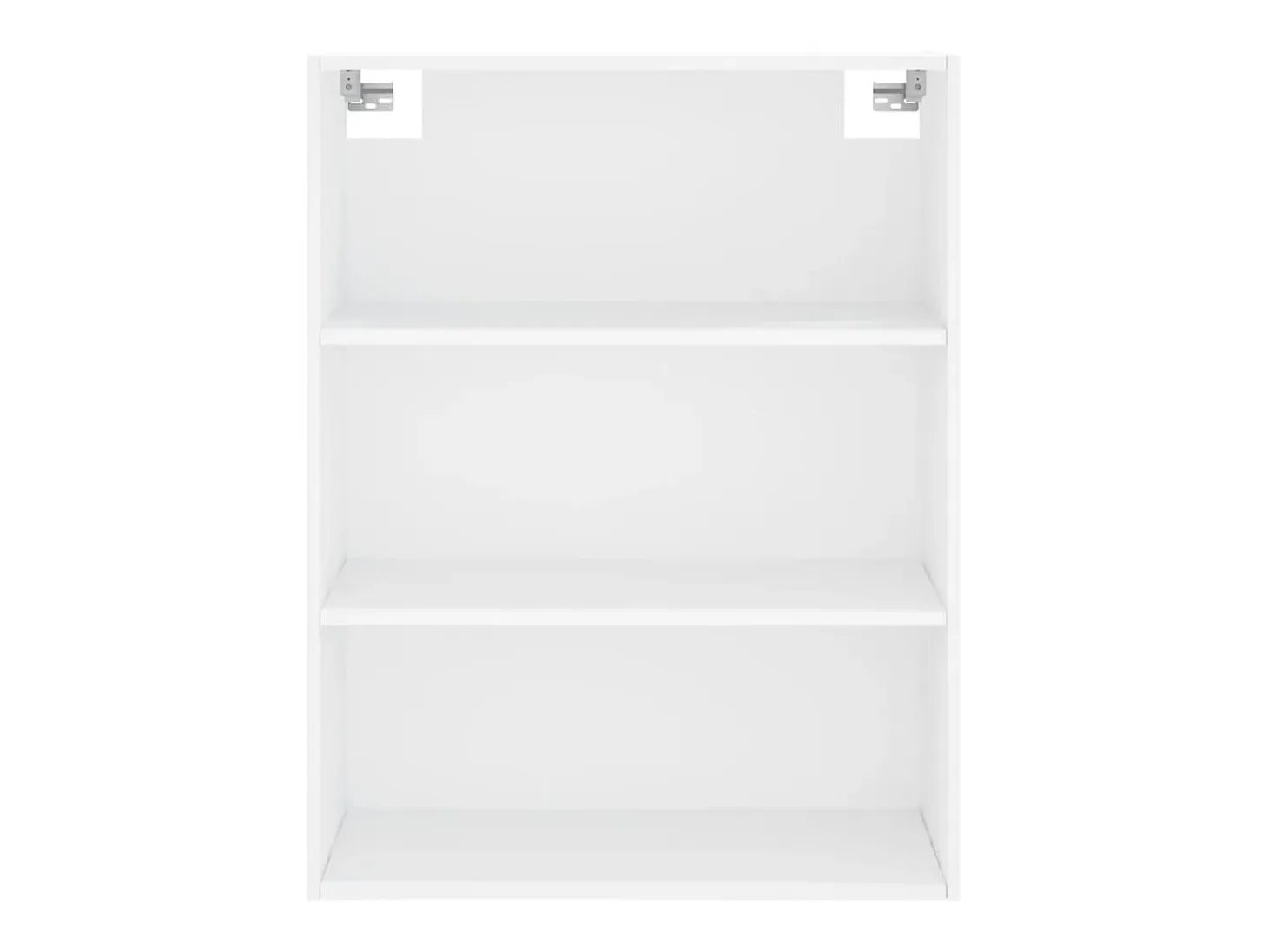 Aparador alto madera contrachapada blanco 69,5x34x180 cm
