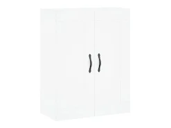 Aparador alto madera contrachapada blanco 69,5x34x180 cm ES41564