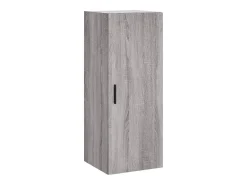 Aparador alto madera contrachapada gris Sonoma 34,5x34x180 cm