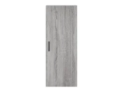 Aparador alto madera contrachapada gris Sonoma 34,5x34x180 cm