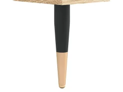 Aparador alto madera contrachapada color roble 60x36x110 cm