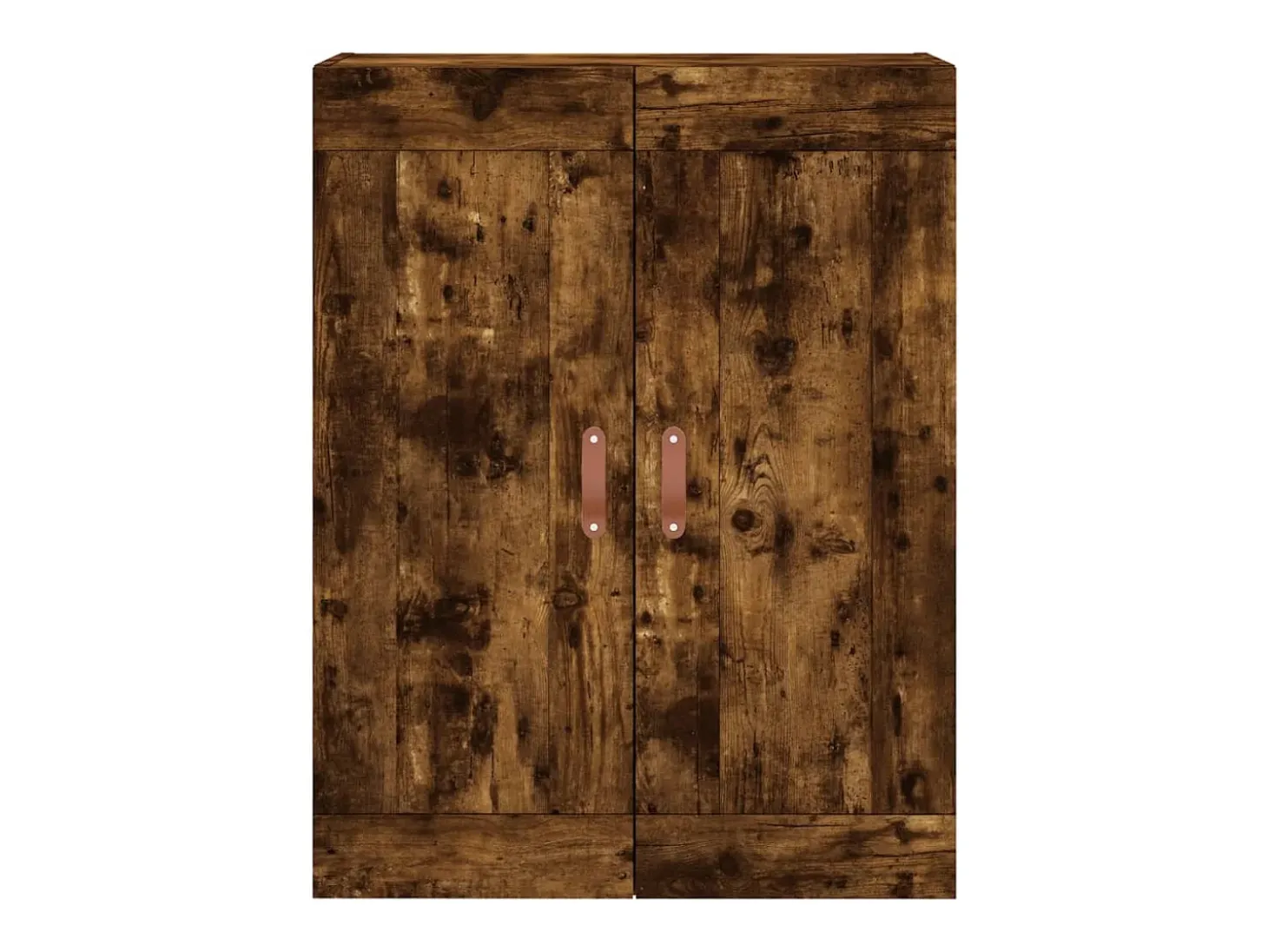 Aparador alto madera contrachapada roble ahumado 69,5x34x180 cm